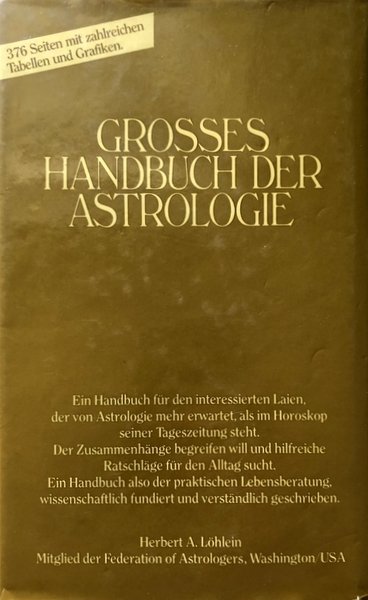 GROSSES HANDBUCH DER ASTROLOGIE