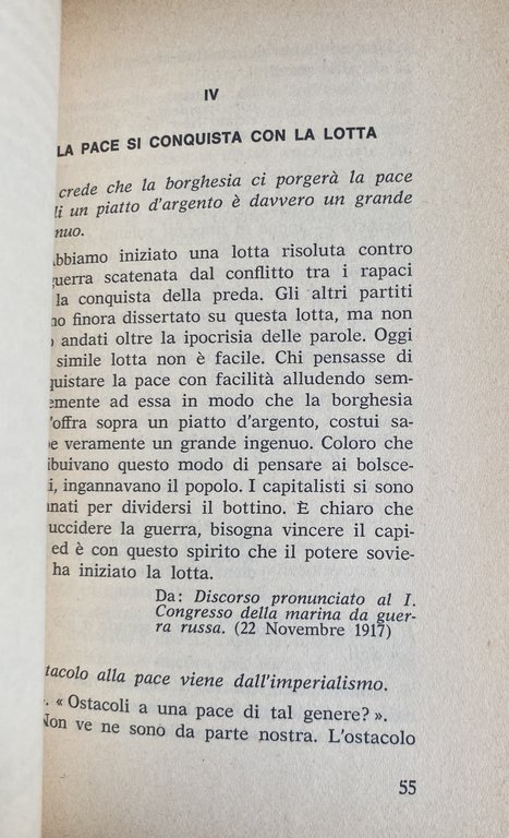 GUERRA E PACE. (Proletari di tutti i paesi, unitevi!) Testo … | Immagine Gallery 10