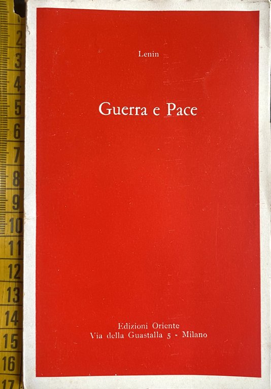 GUERRA E PACE. (Proletari di tutti i paesi, unitevi!) Testo … | Immagine Gallery 3