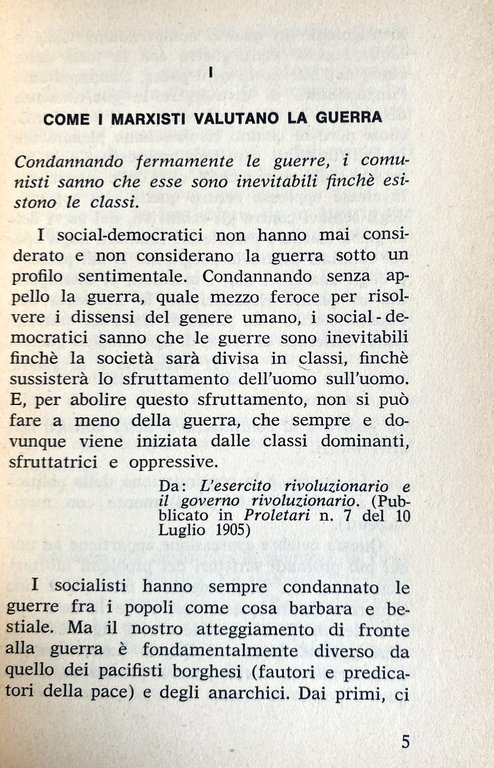 GUERRA E PACE. (Proletari di tutti i paesi, unitevi!) Testo … | Immagine Gallery 8