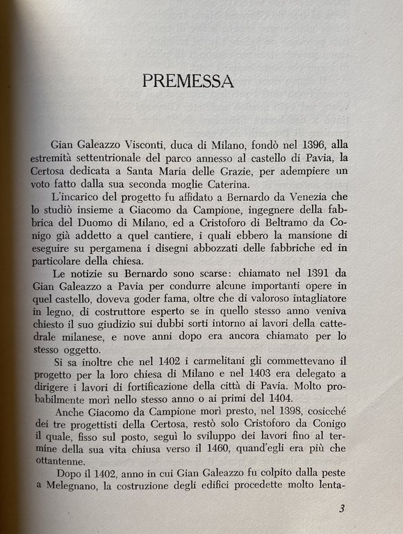 GUIDA DELLA CERTOSA DI PAVIA