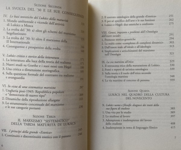 GYÖRGY LUKÁCS E I PROBLEMI DEL MARXISMO DEL NOVECENTO