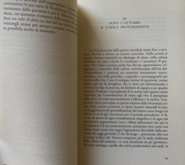 GYÖRGY LUKÁCS E I PROBLEMI DEL MARXISMO DEL NOVECENTO