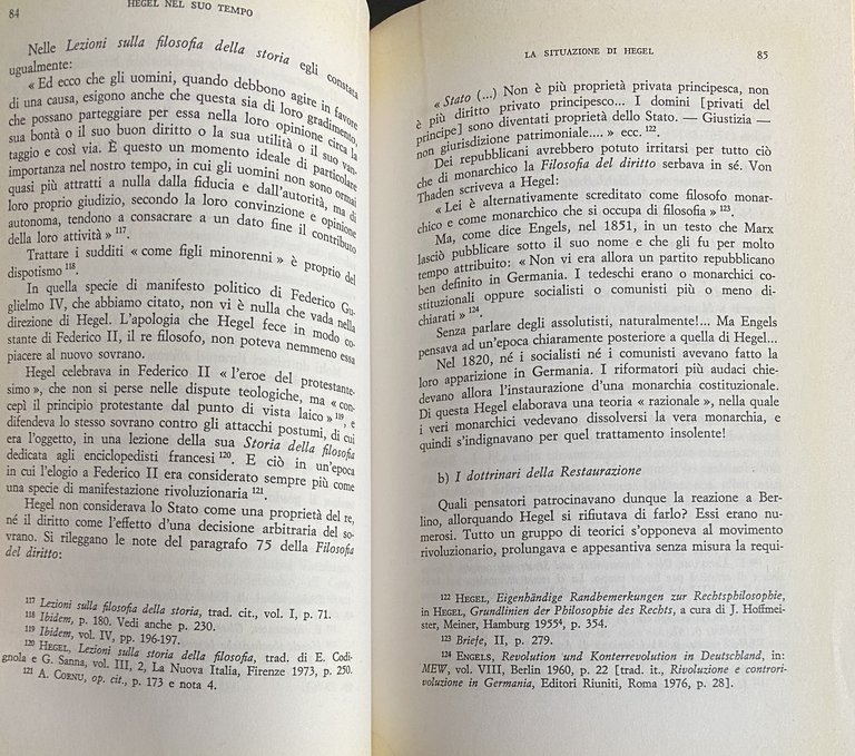 HEGEL NEL SUO TEMPO (BERLINO, 1818-1831)