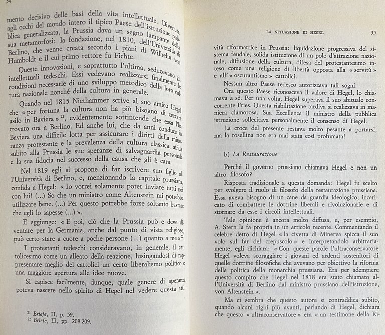 HEGEL NEL SUO TEMPO (BERLINO, 1818-1831)