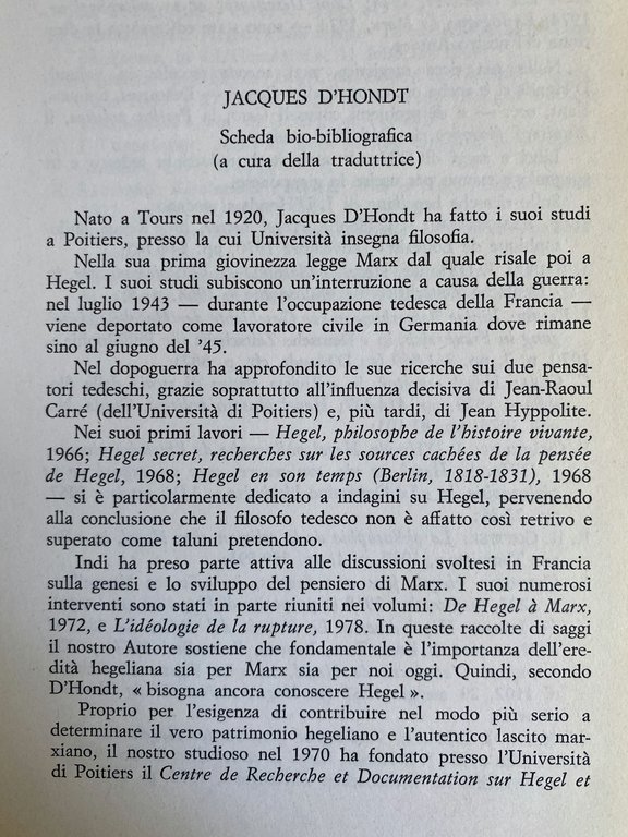 HEGEL NEL SUO TEMPO (BERLINO, 1818-1831)