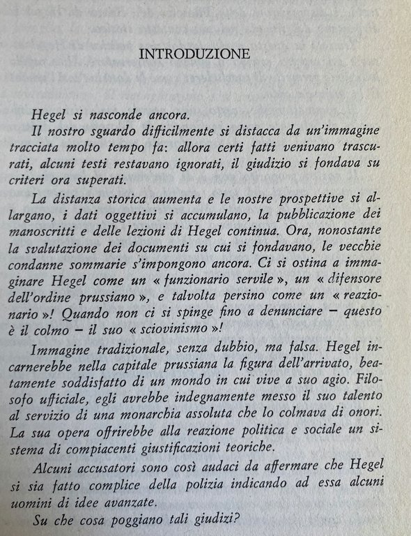 HEGEL NEL SUO TEMPO (BERLINO, 1818-1831)