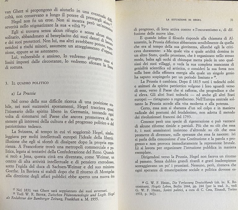 HEGEL NEL SUO TEMPO (BERLINO, 1818-1831)