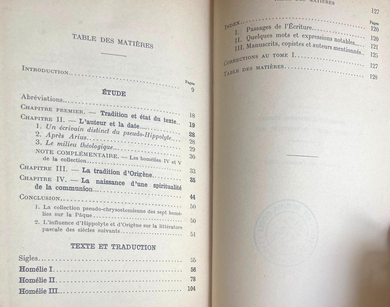 HOMÉLIES PASCALES, TOME II. TROIS HOMÉLIES DANS LA TRADITION D'ORIGÈNE. … | Immagine Gallery 23