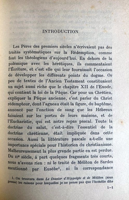 HOMÉLIES PASCALES, TOME II. TROIS HOMÉLIES DANS LA TRADITION D'ORIGÈNE. … | Immagine Gallery 6