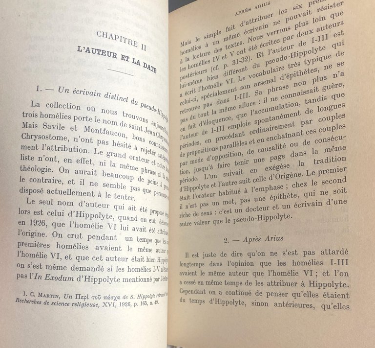 HOMÉLIES PASCALES, TOME II. TROIS HOMÉLIES DANS LA TRADITION D'ORIGÈNE. … | Immagine Gallery 10
