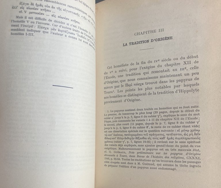 HOMÉLIES PASCALES, TOME II. TROIS HOMÉLIES DANS LA TRADITION D'ORIGÈNE. … | Immagine Gallery 15
