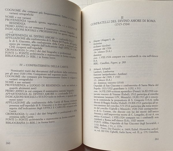 I DEVOTI DELLA CARITÀ. LE CONFRATERNITE DEL DIVINO AMORE NELL'ITALIA …