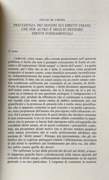 I DIRITTI UMANI. UN'IMMAGINE EPOCALE. A CURA DI GIULIO M. …