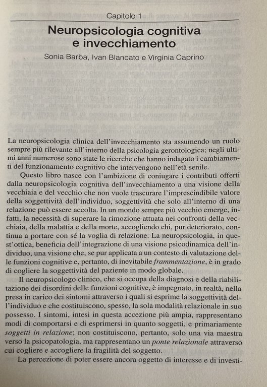 I DISTURBI COGNITIVI DELL'INVECCHIAMENTO. PERCORSI DIAGNOSTICI E PERCORSI RIABILITATIVI | Immagine Gallery 11