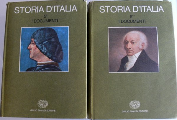 I DOCUMENTI: STORIA D'ITALIA (VOLUMI 5/1, 5/2). A CURI DI … | Immagine Gallery 1