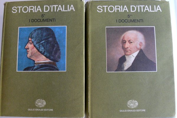 I DOCUMENTI: STORIA D'ITALIA (VOLUMI 5/1, 5/2). A CURI DI …