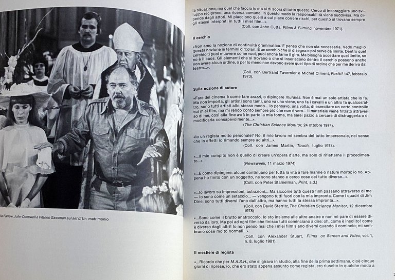 I FILM DI ROBERT ALTMAN