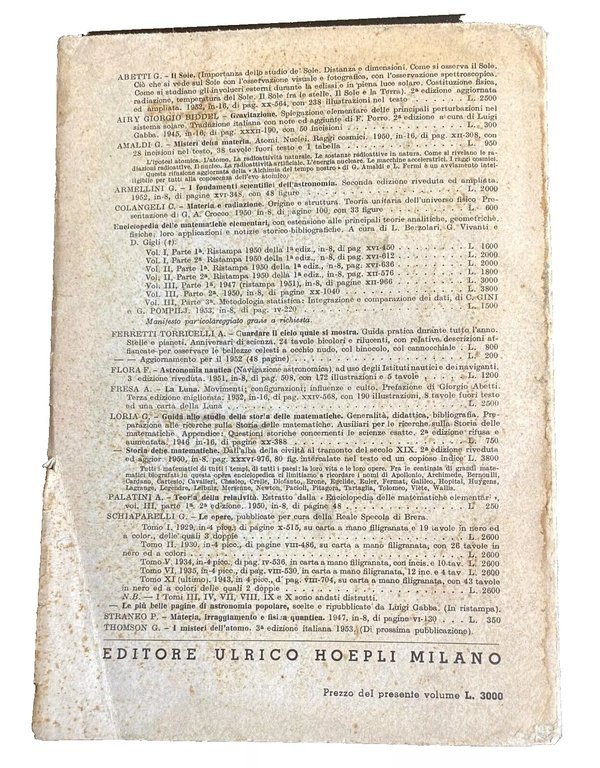 I FONDAMENTI SCIENTIFICI DELL'ASTROFISICA (CON CENTODUE 102 FIGURE)