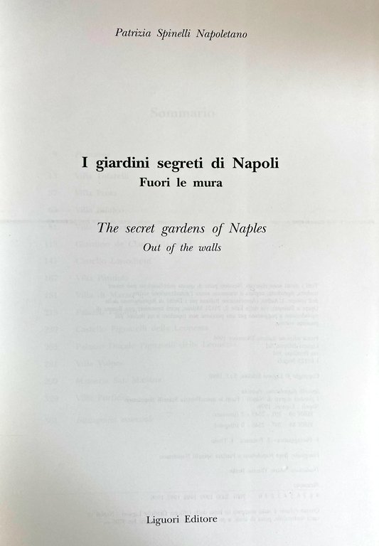 I GIARDINI SEGRETI DI NAPOLI. FUORI LE MURA; THE SECRET …