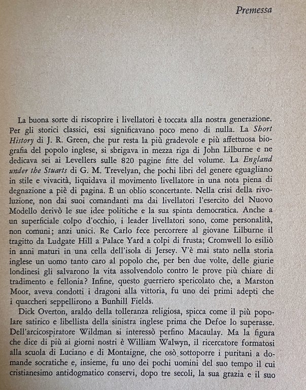 I LIVELLATORI E LA RIVOLUZIONE INGLESE. VOLUMI 1-2