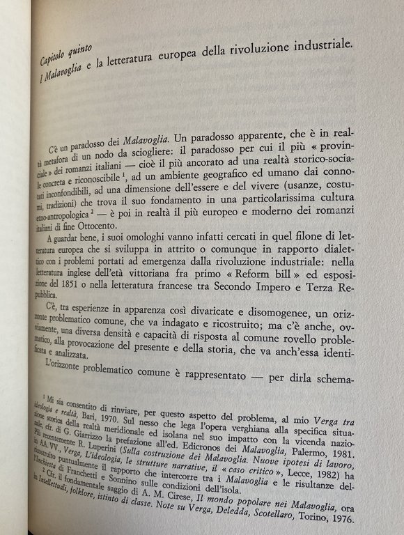 I MITI E LA STORIA. SAGGI SU FOSCOLO E VERGA
