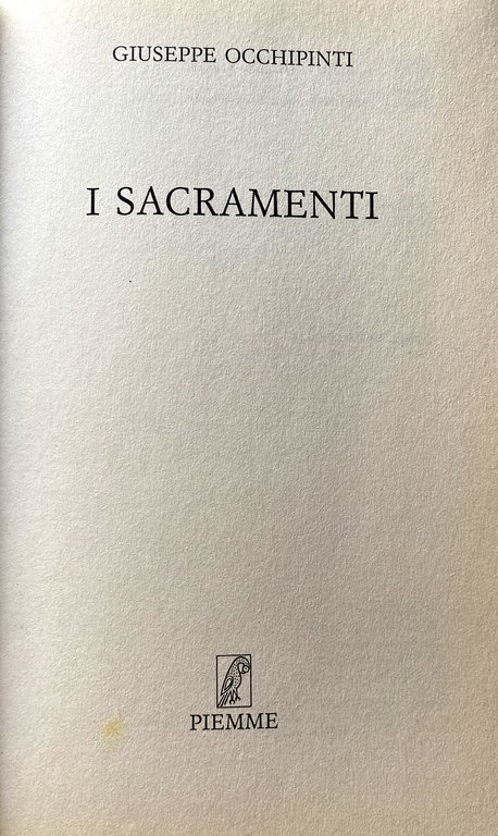 I SACRAMENTI