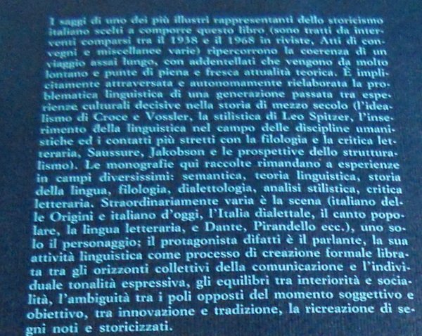 I SEGNI LA STORIA. A CURA DI GIAN LUIGI BECCARIA