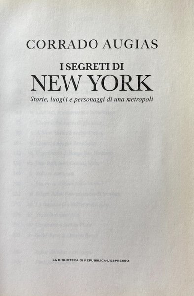 I SEGRETI DI NEW YORK. STORIE, SEGRETI E PERSONAGGI DI …