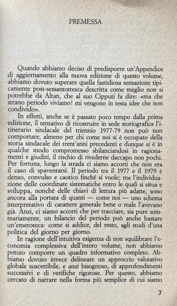 I SINDACATI IN ITALIA DAL '45 AD OGGI. STORIA DI …