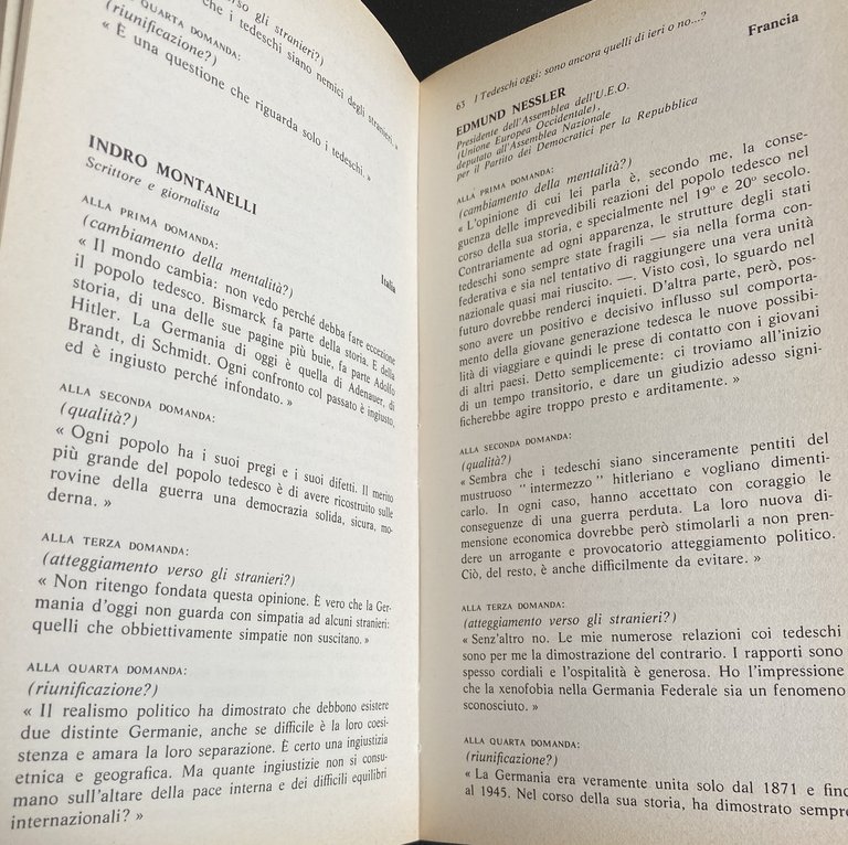 I TEDESCHI: OGGI COME IERI? I TEDESCHI OCCIDENTALI NEL GIUDIZIO …
