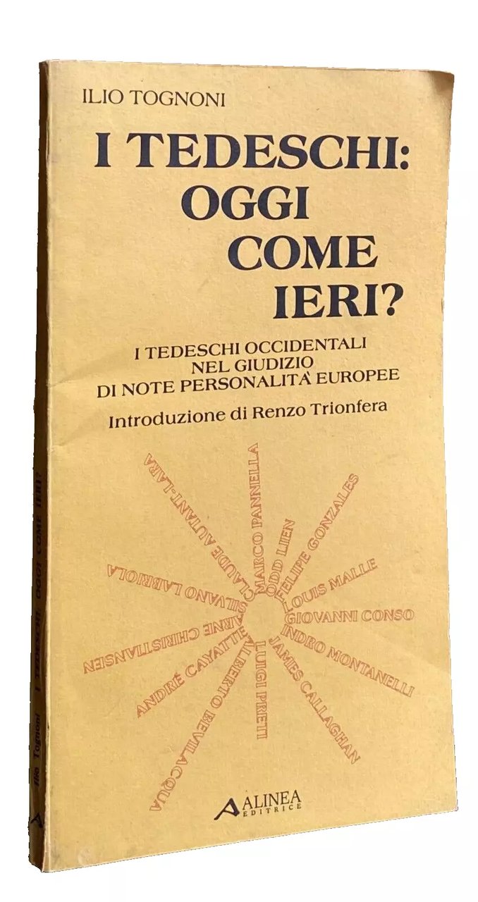I TEDESCHI: OGGI COME IERI? I TEDESCHI OCCIDENTALI NEL GIUDIZIO …