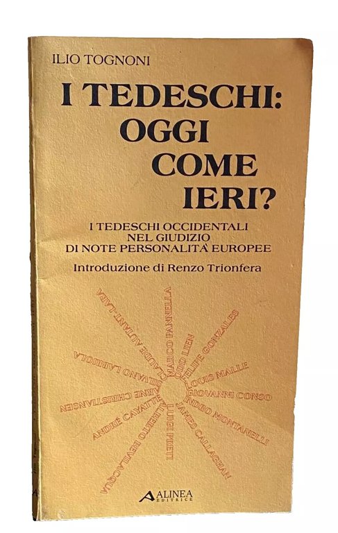 I TEDESCHI: OGGI COME IERI? I TEDESCHI OCCIDENTALI NEL GIUDIZIO …