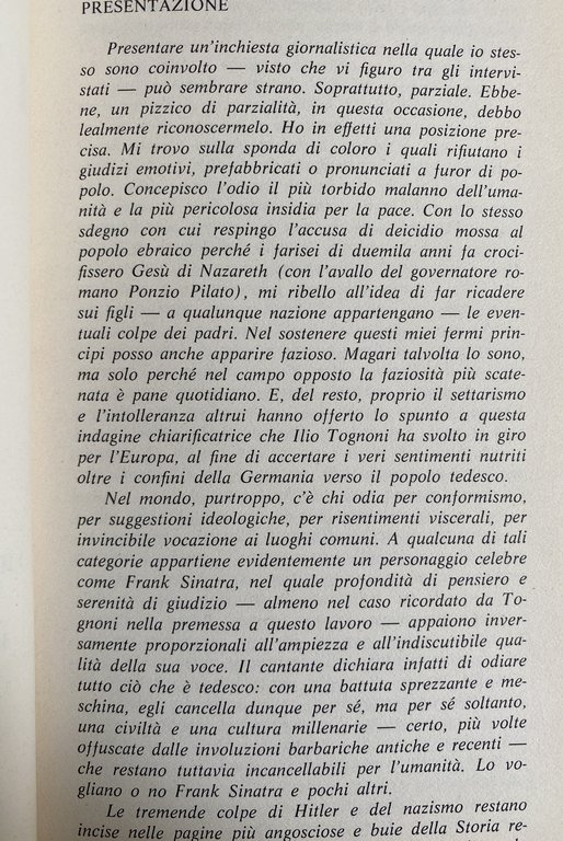 I TEDESCHI: OGGI COME IERI? I TEDESCHI OCCIDENTALI NEL GIUDIZIO …
