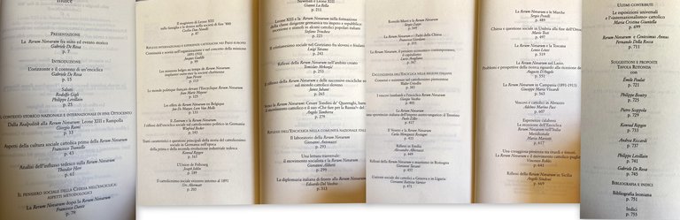 I TEMPI DELLA RERUM NOVARUM