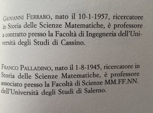 IL CALCOLO SUBLIME DI EULERO E LAGRANGE ESPOSTO COL METODO …