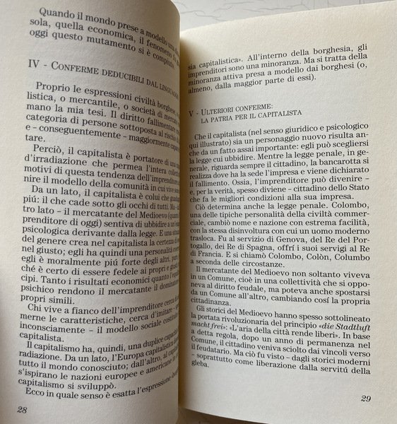 IL CAPITALISTA, QUESTO SCONOSCIUTO