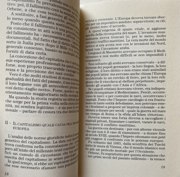 IL CAPITALISTA, QUESTO SCONOSCIUTO