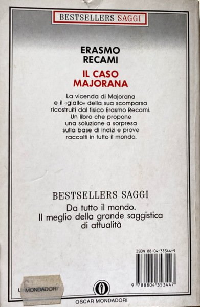 IL CASO MAJORANA. LETTERE, TESTIMONIANZE, DOCUMENTI