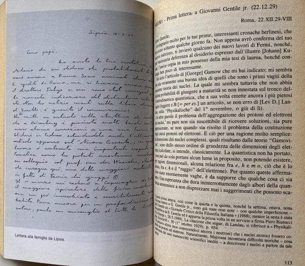 IL CASO MAJORANA. LETTERE, TESTIMONIANZE, DOCUMENTI