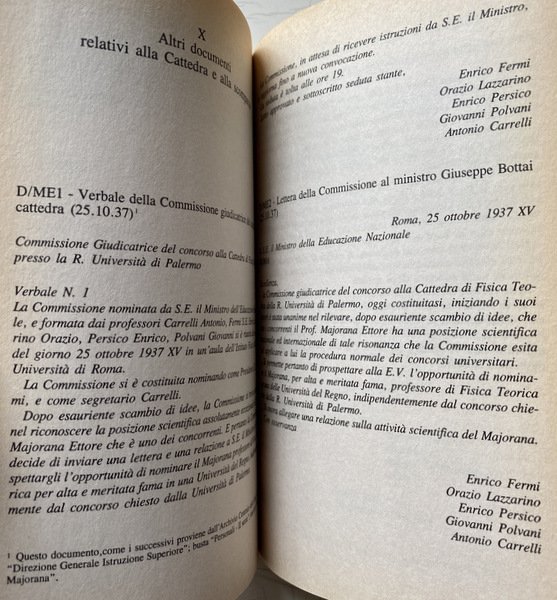 IL CASO MAJORANA. LETTERE, TESTIMONIANZE, DOCUMENTI