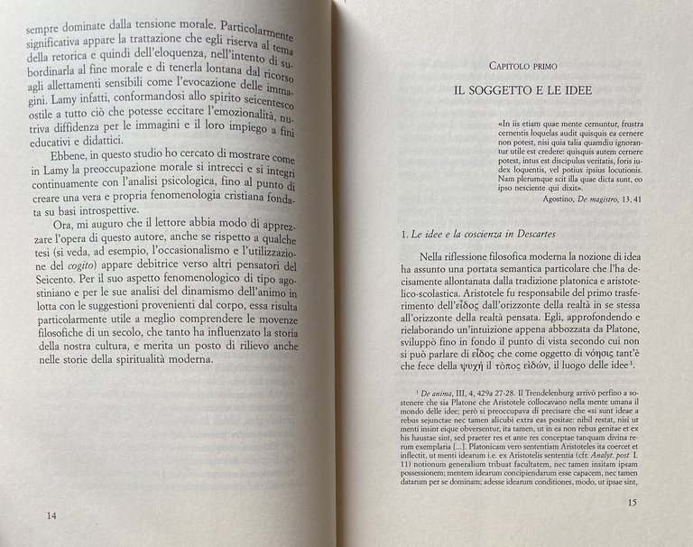 IL COGITO OFFUSCATO. IL CARTESIANESIMO PROBLEMATICO DI FRANÇOIS LAMY