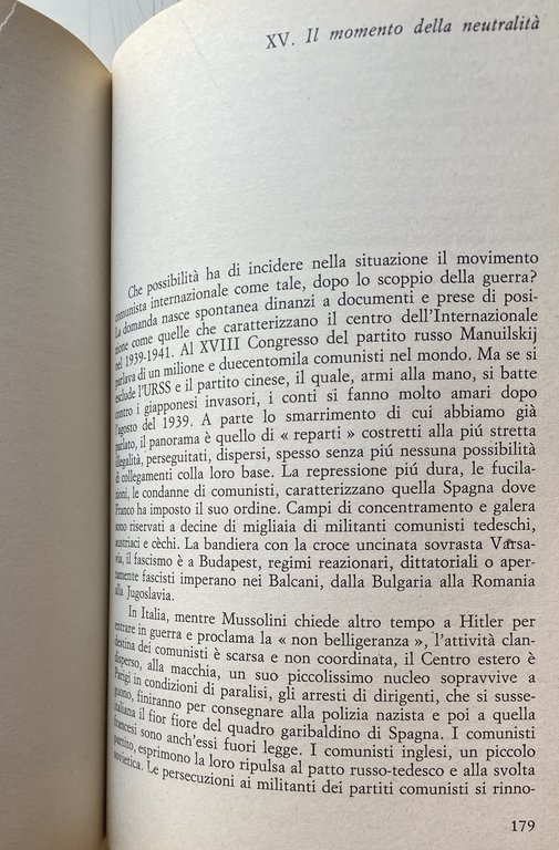 IL COMPAGNO ERCOLI: TOGLIATTI SEGRETARIO DELL'INTERNAZIONALE