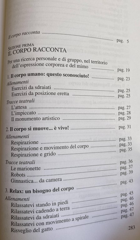 IL CORPO RACCONTA.