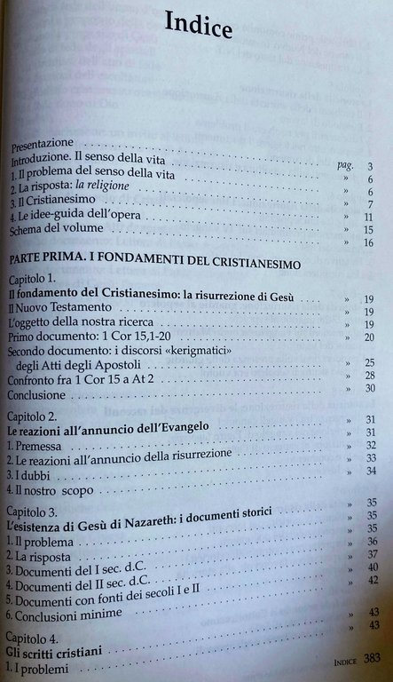 IL CRISTIANESIMO: ACCETTABILE? I FONDAMENTI DEL CRISTIANESIMO