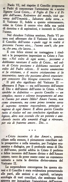 IL CRISTO, INCONTRO DI DUE AMORI