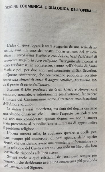 IL CRISTO, INCONTRO DI DUE AMORI