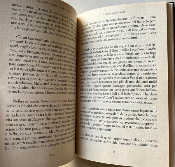 IL DOVERE DELLA FELICITÀ. A CURA DI ALESSANDRO CARRERA, FILIPPO …