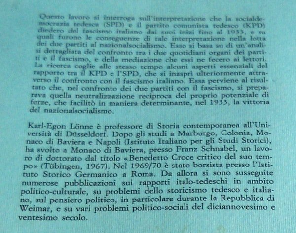 IL FASCISMO COME PROVOCAZIONE. ROTHE FAHNE E VORWARTS A CONFRONTO …