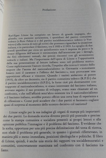 IL FASCISMO COME PROVOCAZIONE. ROTHE FAHNE E VORWARTS A CONFRONTO …